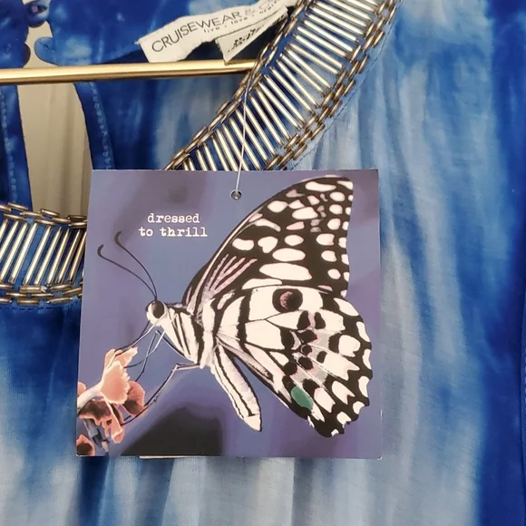 CruiseWear and Company blue tie dye dress - Picture 6 of 10